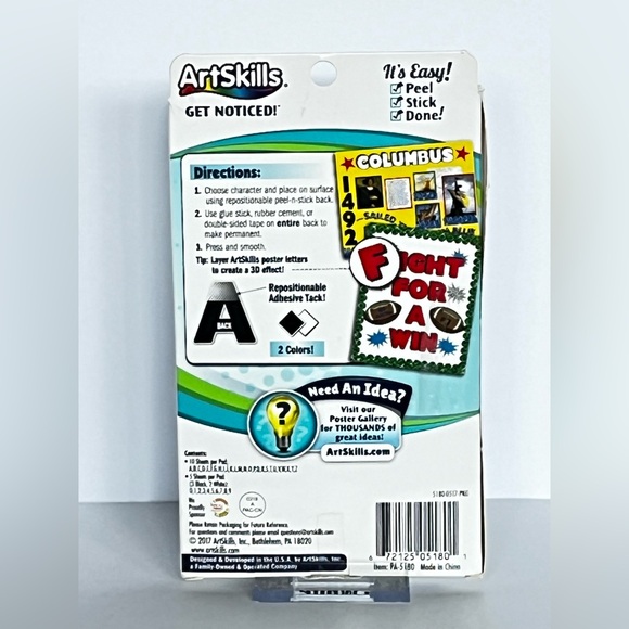 Repositionable Poster Letters & Numbers - Picture 2 of 11